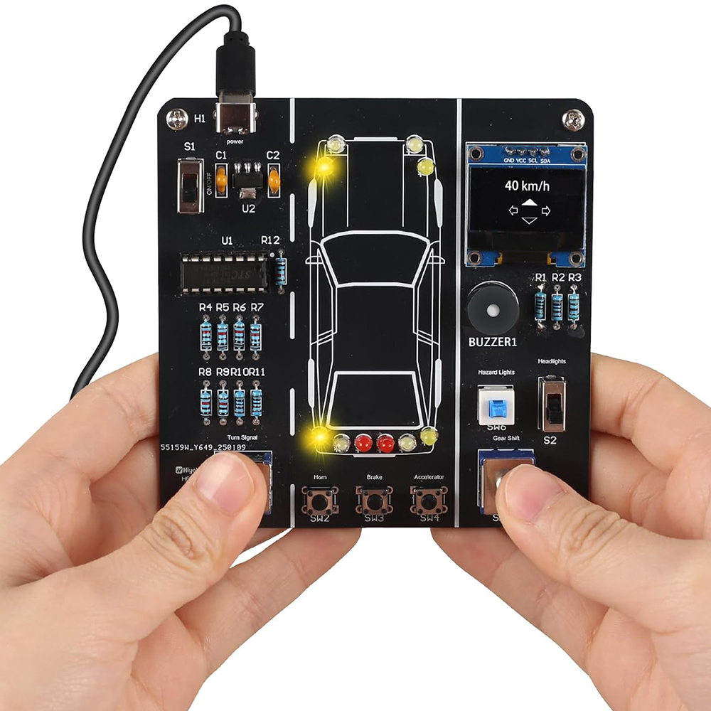 Diy Electronics Projects For Students - DIY Symulacja jazdy samochodem Zestaw do