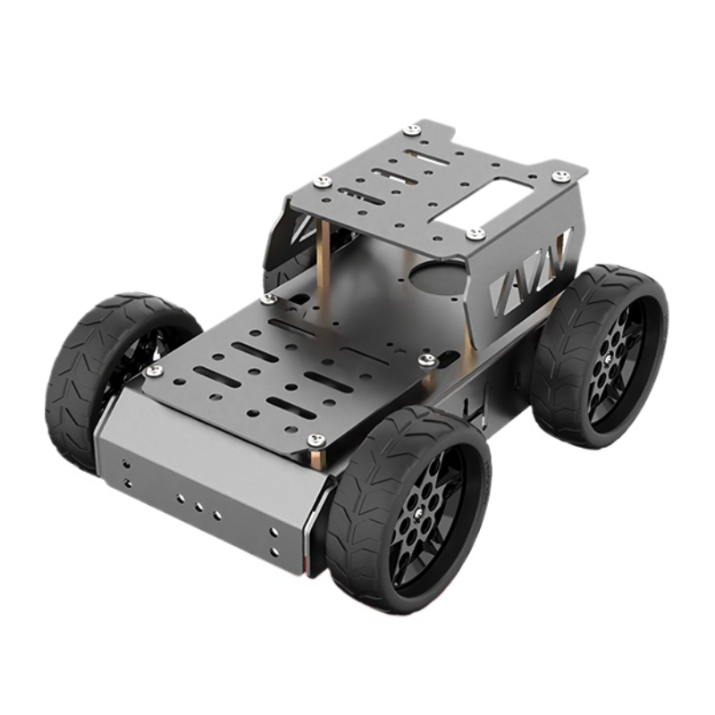 Diy Kit Elektronik - Czterokołowy wózek elektryczny z aluminiową ramą