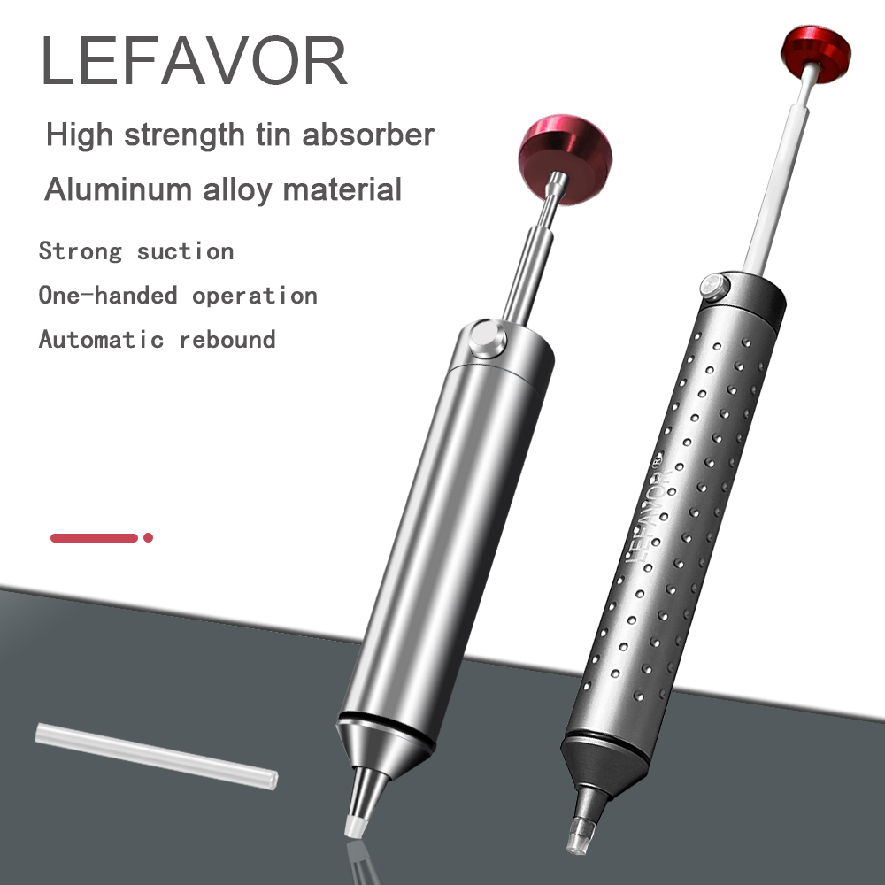 Desoldering Pump Solder - LEFAVOR aluminiowa potężna pompa rozlutownicza pistolet
