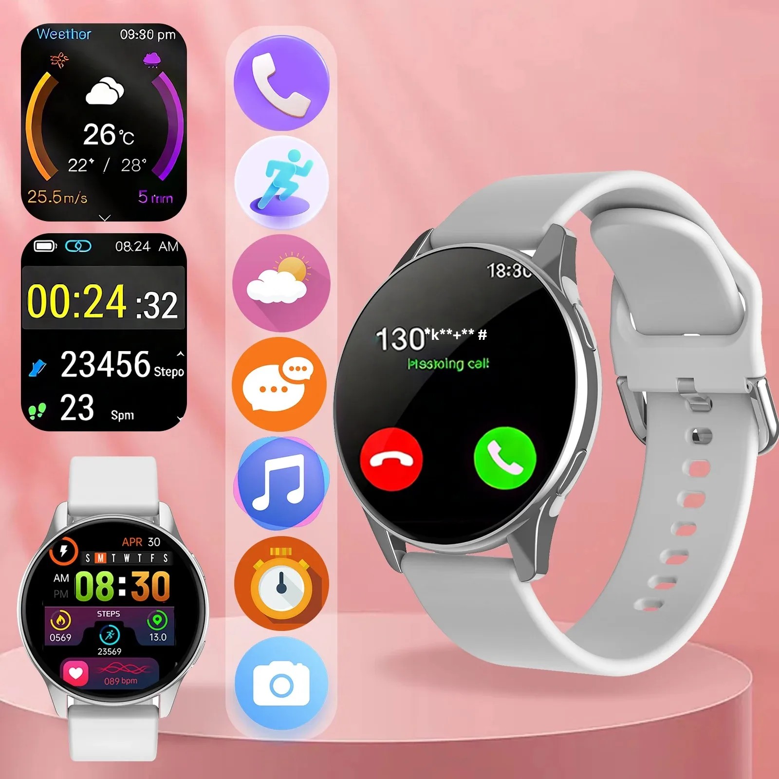 Diy Electronics Music - Nowy Smartwatch 2025 Bezprzewodowe Rozmowy Wiele