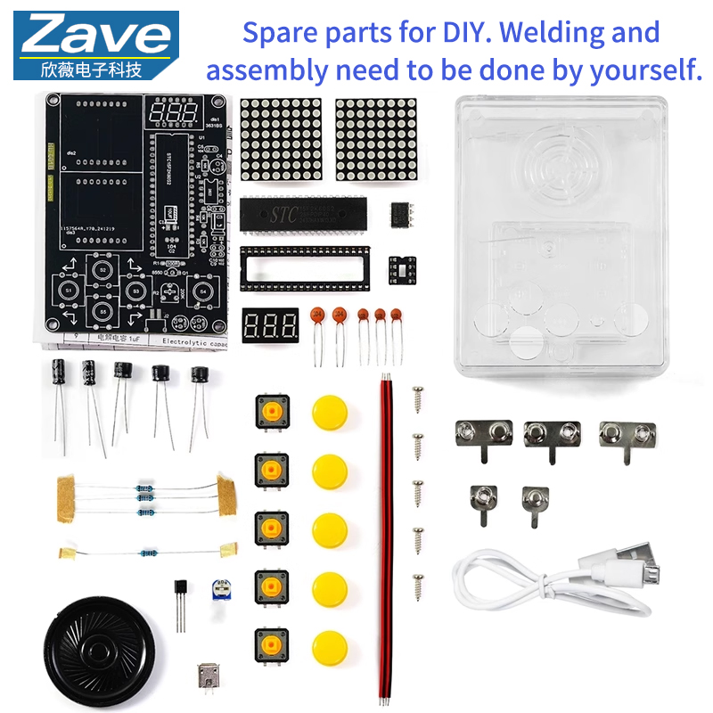Diy Electronics Game - Zestaw do samodzielnego montażu konsoli gier