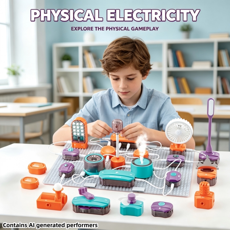 Diy Electronics Projects For Students - Zestaw do samodzielnego składania obwodów elektrycznych