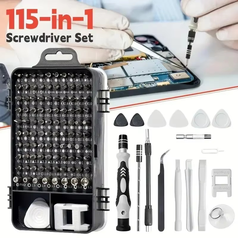 Diy Electronics Project Kit - Zestaw precyzyjnych śrubokrętów 115 w 1