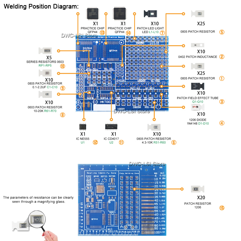 SMD Advanced Full Patch Weldin – Pcb Etching Kit recenzja i cena