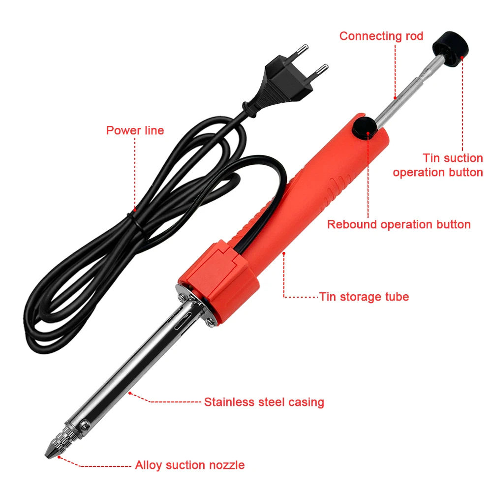 30W Elektrotermiczna pompa ods – Desoldering Pump Solder recenzja i cena
