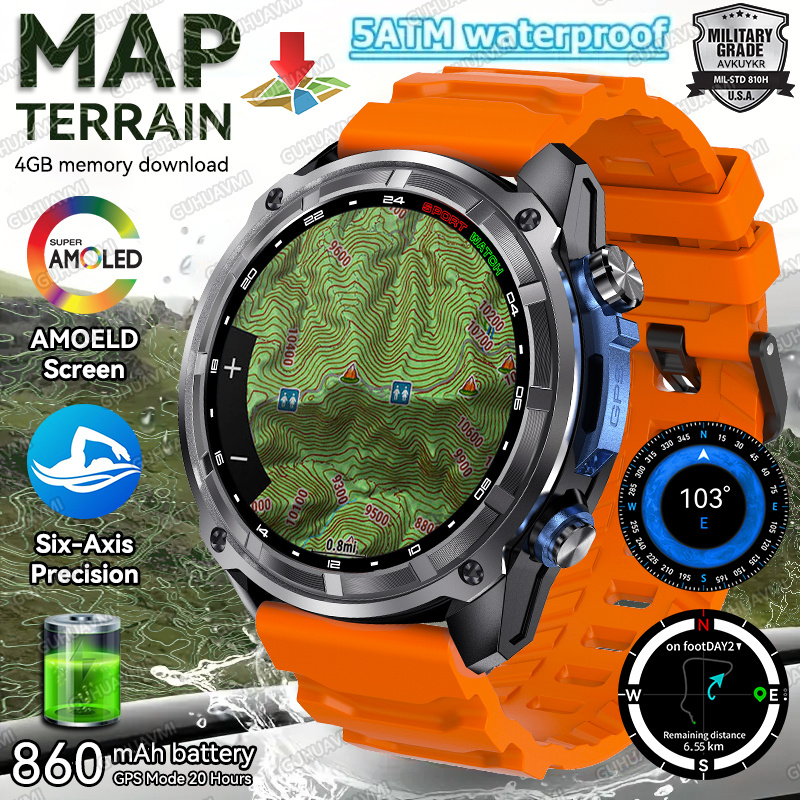 Smartwatch GPS z mapami terenu – Diy Electronics Music recenzja i cena