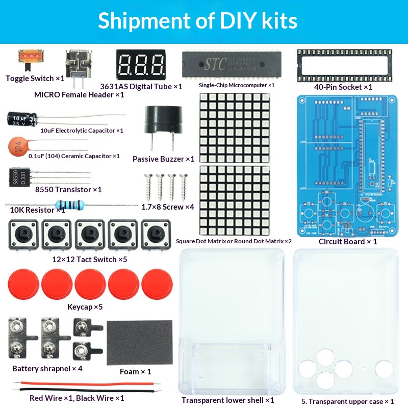Zestaw do produkcji konsoli do – Diy Electronics Game recenzja i cena