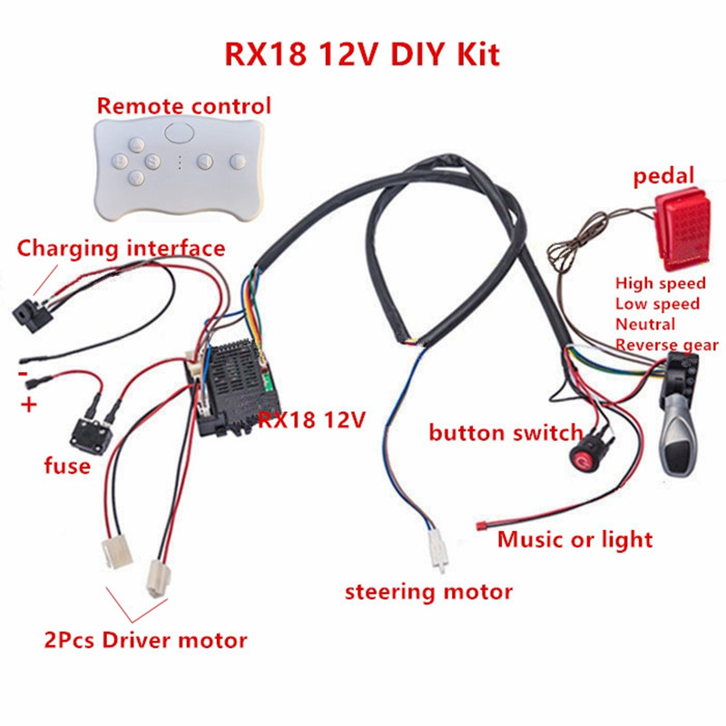 Dziecko elektryczny samochód D – Diy Kit Elektronik recenzja i cena