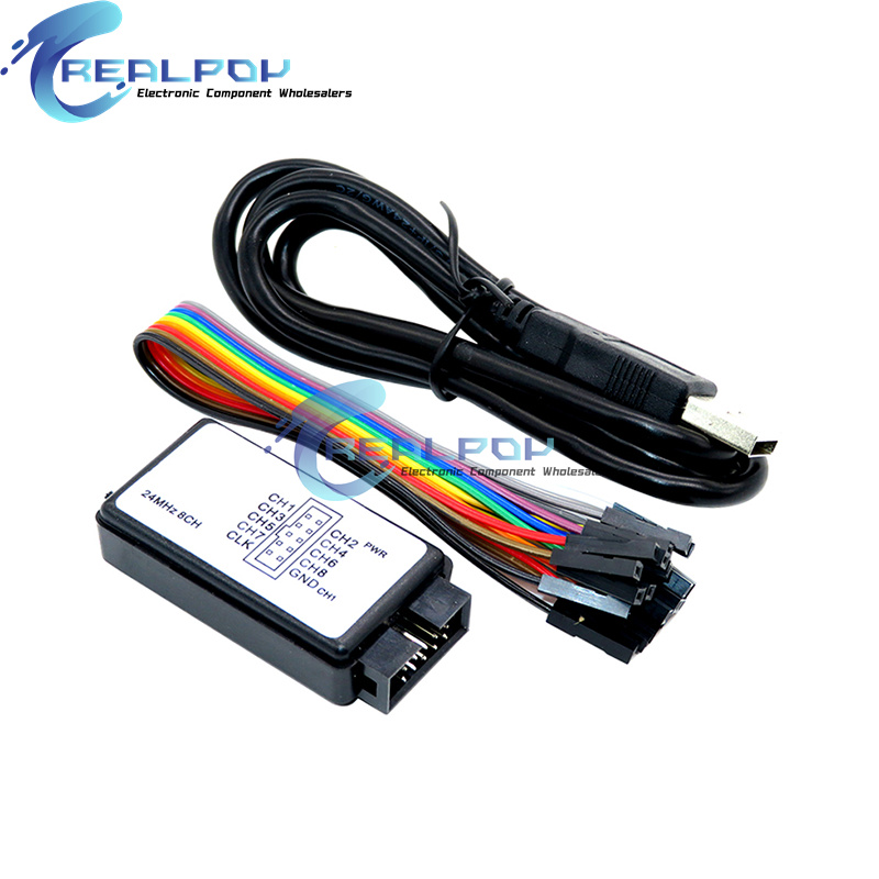Analizator logiczny USB 24 MHz – Diy Electronics Project Kit recenzja i cena