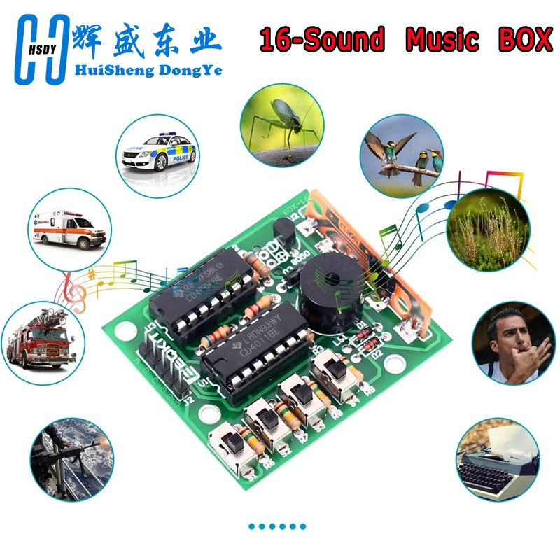 16 Music Sound Box BOX-16 Boar – Diy Electronics Learning Kit recenzja i cena