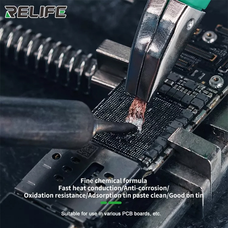RELIFE siatka do rozlutowywani – Desoldering Pump Solder recenzja i cena
