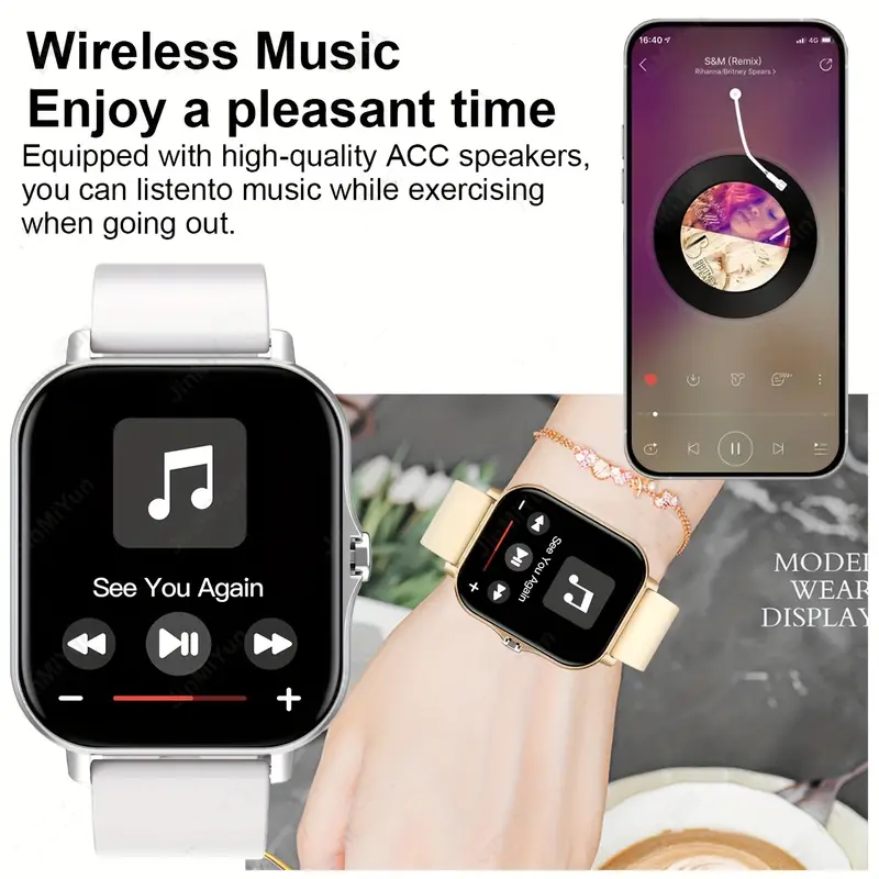 Smartwatch LAXASFIT 2026 z 1.8 – Diy Electronics Music recenzja i cena