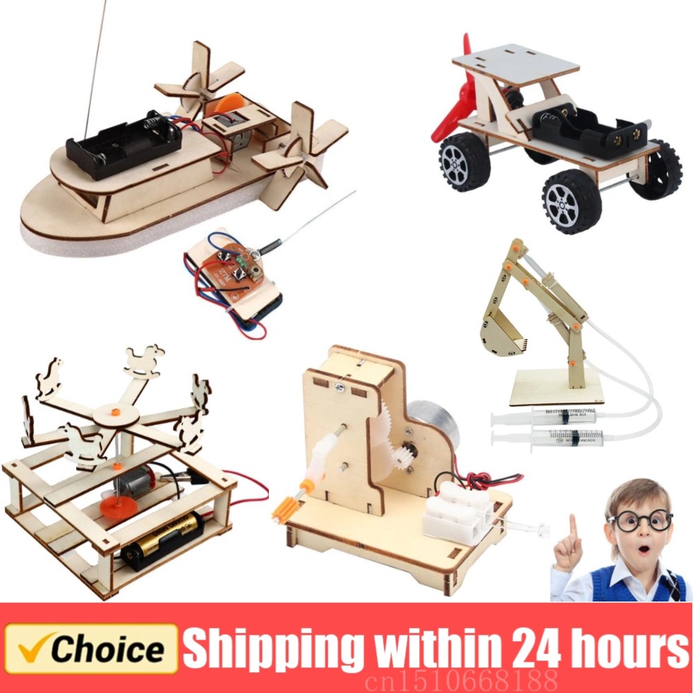 DIY Model łodzi Zabawki naukow – Diy Kit Elektronik recenzja i cena