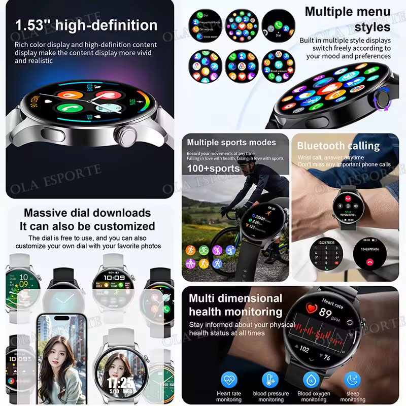 Nowy Smartwatch dla Kobiet i M – Diy Electronics Music recenzja i cena