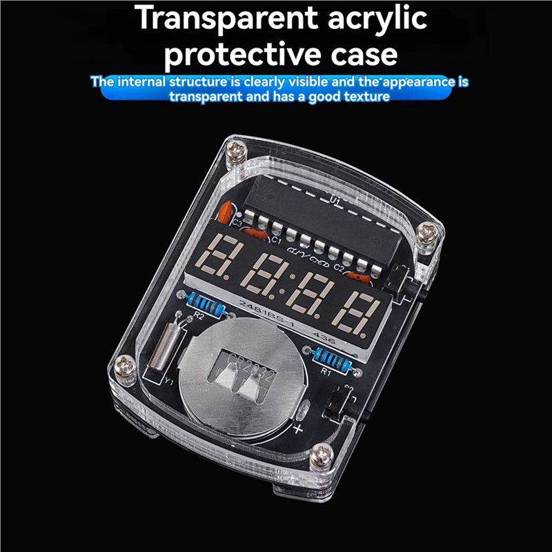 2x Zestaw DIY Zegarek LED Elek – Diy Electronics Learning Kit recenzja i cena